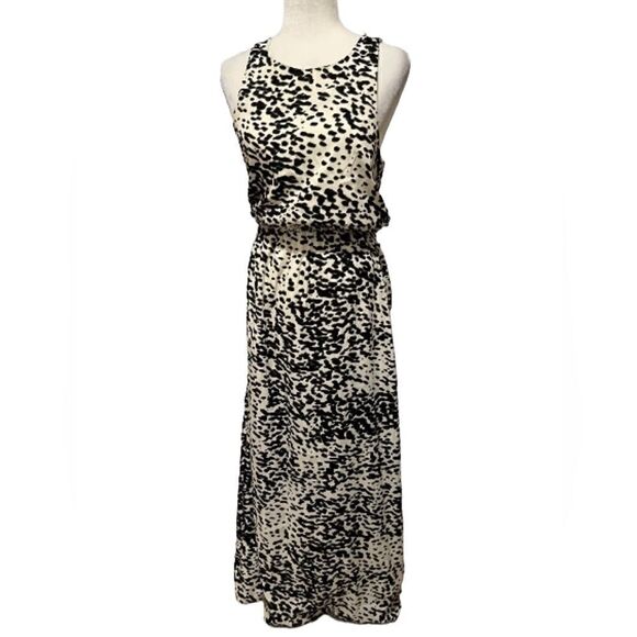 W11 8 by Walter Baker maxi dress Cream Animal Print size XS - Picture 1 of 16